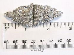 Trifari Clip Mates Double Dress Clip Pair Set On Brooch Bar Alfred Philippe 1936