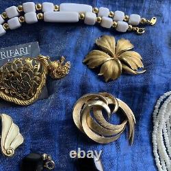 Trifari Crown Trifari Jewelry Lot Including Alfred Philippe Goldtone Some Rare