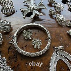 Trifari Crown Trifari Silvertone Jewelry Lot Including Alfred Philippe Vintage