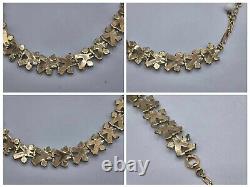 Trifari Faux Coral Necklace Earrings Set Alfred Philippe Des Pat Pend Milk Glass