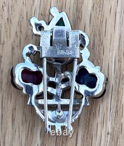 Trifari Fruit Salad Alfred Philippe Tutti Frutti Basket Dress Fur Clip Brooch