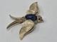 Trifari Jelly Belly Brooch Blue Bird by Alfred Philippe