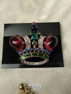 Trifari Jewelry Lot 1940's-1980's Crown TM © Alfred Philippe Sterling #137542