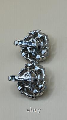 Trifari Pat. Pend Alfred Philippe Silver Necklace Earrings Set