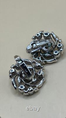 Trifari Pat. Pend Alfred Philippe Silver Necklace Earrings Set