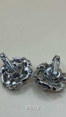 Trifari Pat. Pend Alfred Philippe Silver Necklace Earrings Set