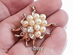 Trifari Pat. Pend Ladybug Alfred Philippe 1952 Park Ave Zoo Series Brooch Pin