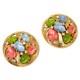 Trifari Philippe Fruit Salad Tie-Ups Convertible Earrings Clips Pastel PRINTEMPS