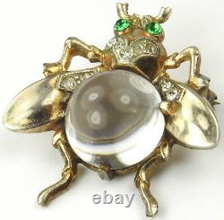 Trifari Sterling'Alfred Philippe' Smallest Jelly Belly Bug or Fly Pin