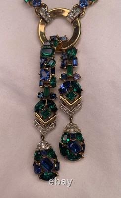 Trifari Vintage Crown Necklace Mid 1930's To 1955 Alfred Philippe