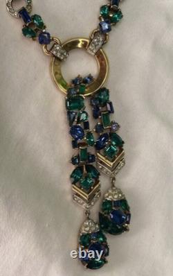 Trifari Vintage Crown Necklace Mid 1930's To 1955 Alfred Philippe