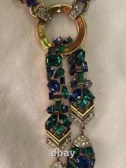 Trifari Vintage Crown Necklace Mid 1930's To 1955 Alfred Philippe