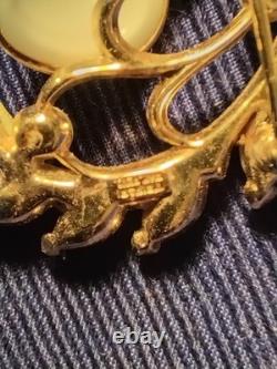 Trifari alfred philippe Double Apple Brooch And Matching Earrings