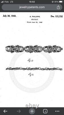 Trifari alfred philippe eugenie bracelet 1940 Vintage