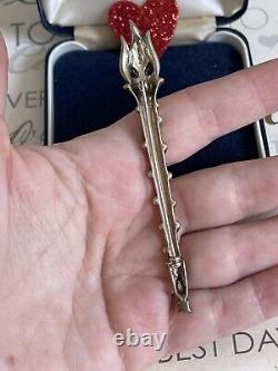 Trifari brooch Torch Alfred Philippe signet Des 149087 1948 rare sterling silver