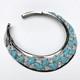 Unsigned Alfred Philippe for Trifari hinged fruit salad Rare collar necklace