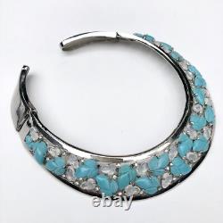 Unsigned Alfred Philippe for Trifari hinged fruit salad Rare collar necklace