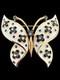 VINTAGE? TRIFARI Alfred Philippe BUTTERFLY BROOCH PIN? Jewels of India Moghul