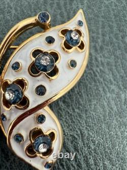 VINTAGE? TRIFARI Alfred Philippe BUTTERFLY BROOCH PIN? Jewels of India Moghul