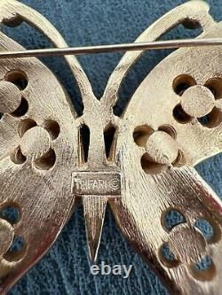 VINTAGE? TRIFARI Alfred Philippe BUTTERFLY BROOCH PIN? Jewels of India Moghul
