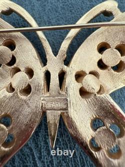 VINTAGE? TRIFARI Alfred Philippe BUTTERFLY BROOCH PIN? Jewels of India Moghul
