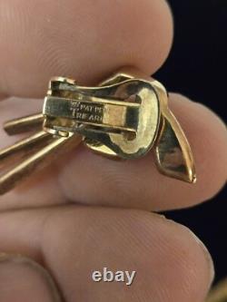 VINTAGE TRIFARI Meteor Grand Parure Gold Tone Alfred Philippe Baguettes READ