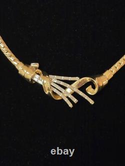VINTAGE TRIFARI Meteor Grand Parure Gold Tone Alfred Philippe Baguettes READ