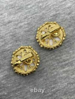 VTG Alfred Philippe CROWN TRIFARI Enamel Flowers Bracelet Clip On Earrings Set