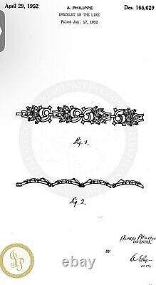VTG Alfred Philippe Trifari Pat Pend 1930 Book Piece Pastel Rhinestone Bracelet