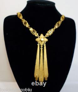 VTG Crown Trifari Alfred Philippe Couture Necklace
