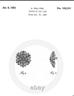 VTG Crown Trifari Alfred Philippe Diamante Navette Rhinestones Flower Earrings