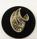 VTG Trifari Fur Clip Rhinestone edge Woven Ribbon 1941 Patent Alfred Philippe