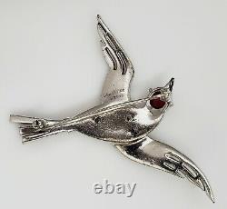Very Rare 1940 Trifari Alfred Philippe Flying Bird with Pearl Belly