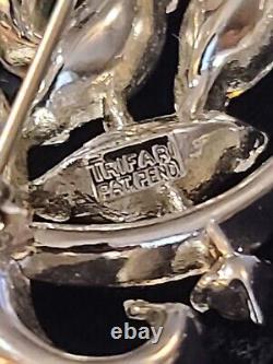 Vintage 1930s ART DECO Signed Trifari Pat Pend Brooch