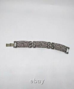 Vintage, 1930s KTF Trifari Rare Alfred Philippe Art Deco Rhinestone BRACELET