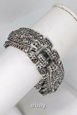 Vintage, 1930s KTF Trifari Rare Alfred Philippe Art Deco Rhinestone BRACELET