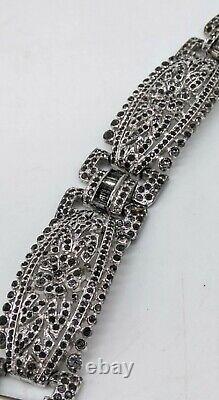 Vintage, 1930s KTF Trifari Rare Alfred Philippe Art Deco Rhinestone BRACELET