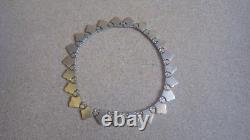 Vintage 1940's Alfred Philippe Crown Trifari Pat Pend Articulated Scale Necklace