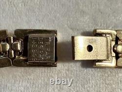 Vintage 1940s Crown Trifari Alfred Philippe Honeycomb 14 Inch Choker Necklace