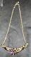 Vintage 1940s Crown Trifari Alfred Phillipe Cluster Necklace Pat Pend