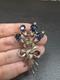 Vintage 1940s Trifari Alfred Philippe Sterling Silver Floral Bouquet Brooch