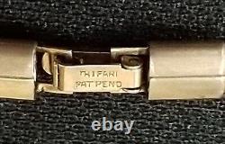 Vintage 1949 Crown Trifari Alfred Philippe Rhinestone Baguette Necklace BK PC
