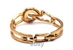 Vintage 1950's Signed TRIFARI Alfred Philippe Rhinestone Baguette Link Bracelet