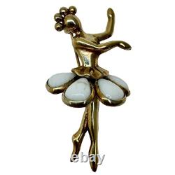 Vintage 1950s TRIFARI Alfred Philippe Petalettes Beau Belles Ballet Dancers Pair