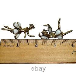 Vintage 1950s TRIFARI Alfred Philippe Petalettes Beau Belles Ballet Dancers Pair
