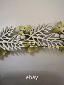 Vintage 1958 Crown Trifari Alfred Philippe Flowering Fern DemiParure Jewelry Set