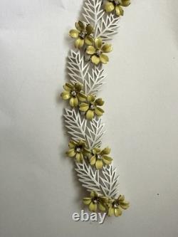 Vintage 1958 Crown Trifari Alfred Philippe Flowering Fern DemiParure Jewelry Set
