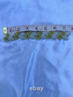 Vintage 1958 Crown Trifari Alfred Philippe Flowering Fern DemiParure Jewelry Set