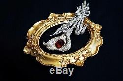 Vintage 40s Trifari Alfred Philippe Lily Brooch Pin