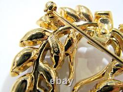 Vintage Alfred Philippe Crown Trifari Amethyst Rhinestone 1940s Flower Brooch